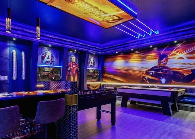 Exciting Vacation Homes with Themed Game Rooms callout